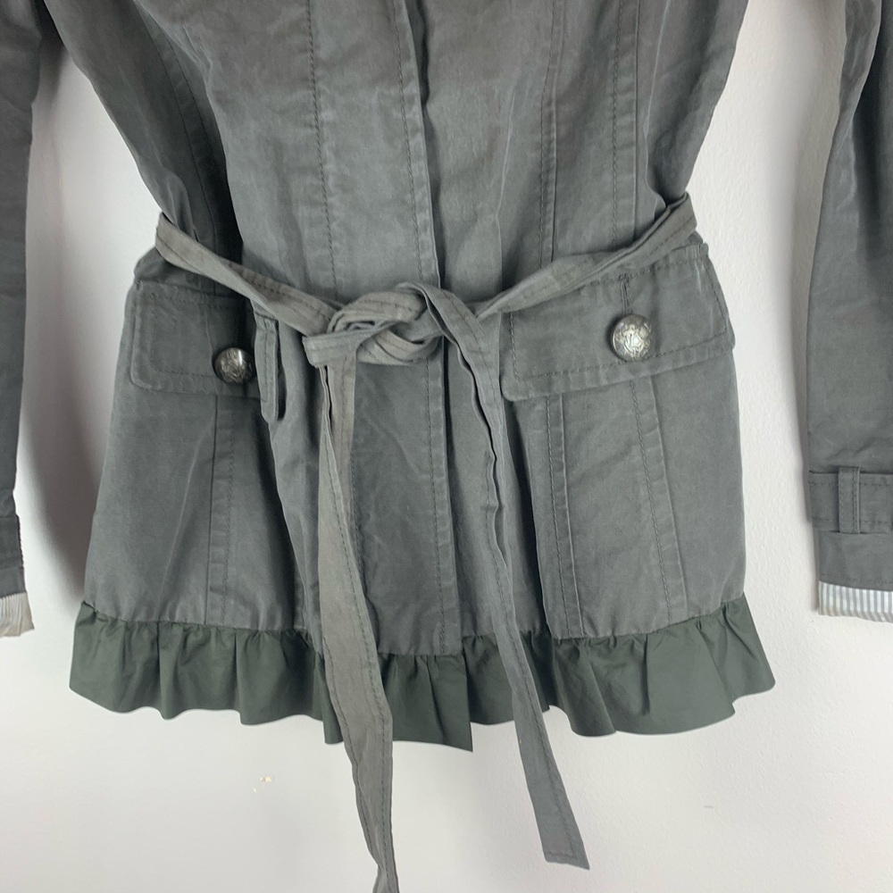 Banana Republic Olive Structured Utility Jacket XS - Picture 3 of 8